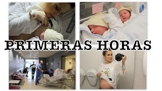 VLOG DIARIO  Primeras 12 horas mellizas entuertos barriga postparto [upl. by Amethist]