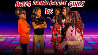 Dance Battle GIRLS VS BOYS 😱 [upl. by Tiphani]