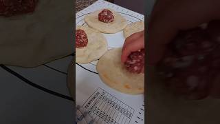 Meat in tortilla😋لحم بالتورتيلاfood viralshorts [upl. by Yrrehs879]