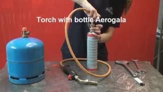 Air butane welding with blowtorch of Gala Gar [upl. by Adnorrahs654]