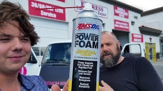 How to use AMSOIL Power Foam Engine Cleaner [upl. by Vladimir]