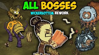 Defeating EVERY Boss as Wickerbottom NEW Rework [upl. by Merideth523]