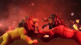 The Lion King Stop Motion Simba vs Scar [upl. by Tallula]