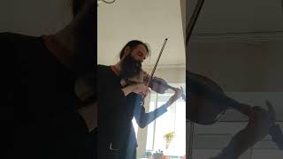 Kosta T violin 🎻 free improvisation meditation avantgarde music improve acoustic solo скрипка [upl. by Adyol]