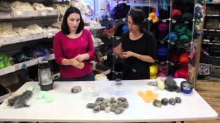 Felted Soap Stones or Rocks  How to Make Them Yourself [upl. by Alliuqat]