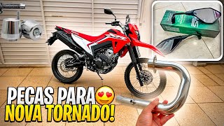 NOVAS PEÇAS PARA NOVA TORNADO 300 😍 [upl. by Yartnod360]