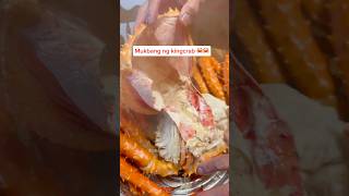 Golden king crab mukbang seafood crab kingcrab seafoodlover shorts mukbang asmr trending [upl. by Anilatac]