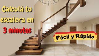 👷🏽‍♂️✅COMO CALCULAR UNA ESCALERA  Pasos y contrapasos de una escalera MEDIDAS lo TENES que SABER [upl. by Shalna]