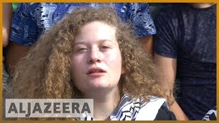 🇵🇸 Palestinian teen activist Ahed Tamimi freed from jail  Al Jazeera English [upl. by Wasson]