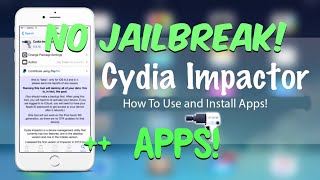 How To Install Tweaked Apps With Cydia Impactor For iOS 13121110  No Jailbreak [upl. by Evante]