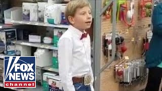 Watch Walmart kid 11yearold yodeling sensation [upl. by Viking]