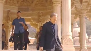 The Second Best Exotic Marigold Hotel movie  Tourist Scene with Bill Nighy amp Zachary Coffin [upl. by Adore421]