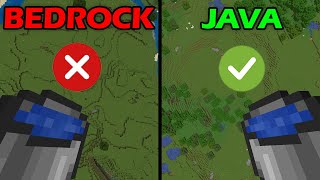 water bucket MLG java vs bedrock [upl. by Reiners]