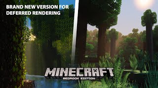 Quick look to UPCOMING Realistic PBR pack 10 HD for DEFERRED RENDERING in Minecraft Bedrock [upl. by Ttevi581]