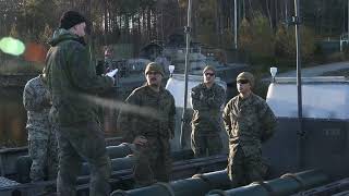 Coxswains Course with US Marines on Finnish GClass Landing Craft [upl. by Dyche]