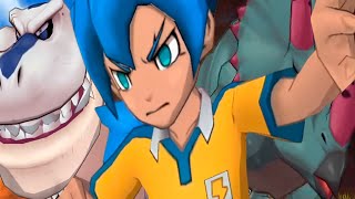 Futebol com dinossauros  Inazuma Eleven GO Chrono Stone parte 10 [upl. by Aiotal]