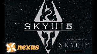 Skyrim SE SkyUI 51 and SKSE64 Installation Nexus Mod Manager Tutorial [upl. by Nalorac]