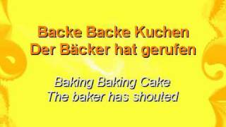 Backe Backe Kuchen  WBTBWB  Translation  Lyrics [upl. by Senhauser931]