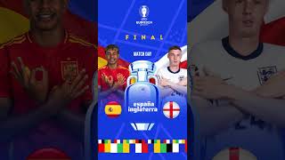 España  Inglaterra la final de la Eurocopa 2024 spain euro2024 football [upl. by Hallvard]