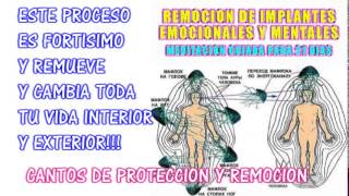 REMOCION DE IMPLANTES MENTALES Y EMOCIONALES CANTOS Y PRACTICA [upl. by Aneeled]