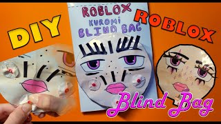 Roblox Makeup baddies Blind bag Paper 💅 DIY 💖 satisfying opening blind box art drawing craft [upl. by Thirion]