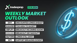 Weekly Market Outlook DXY XAUUSD GBPJPY Russel Index SampP 500 WTI Crude Oil  21102024 [upl. by Enileda]