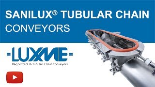 Sanilux® USDA Series Sanitary Tubular Drag Chain Conveyors  USDA Accepted Conveyors [upl. by Carothers211]