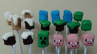 minecraft cake pops [upl. by Solomon608]