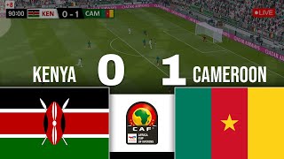 Kenya vs Cameroon 0  1  Africa Cup of Nations Qualification  202425  Highlights amp Goals [upl. by Alyworth]