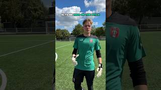 How to be a Sweeper Keeper ⚡️ goalkeeper goalkeeping [upl. by Etteniotna]