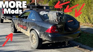 800 Off road Honda Civic Gets MORE MODS Its A BEAST [upl. by Nymassej]