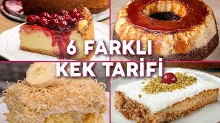 quotDaha Önce Kek Yememişimquot Dedirtecek 6 Farklı Kek Tarifi  Kek Tarifleri  Yemekcom [upl. by Nyra]