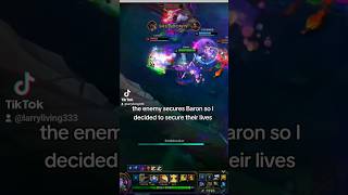 QUADRA KILL AFTER BARON leagueoflegends [upl. by Dorelle]