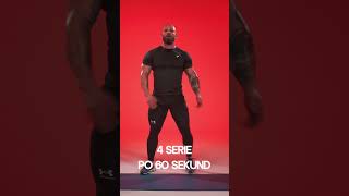 4 ćwiczenia na mocne nogi i brzuch 🏋🏻‍♂️ shorts hiit cardio treningwdomu [upl. by Atelra]