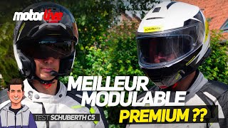 Meilleur modulable premium   SCHUBERTH C5  MOTORLIVE [upl. by Gilmer]