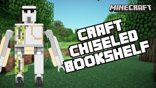 How to Craft Chiseled Bookshelf in Minecraft 2024 [upl. by Aeli846]