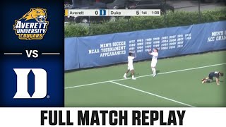 Averett vs Duke Full Match Replay  2024 ACC Mens Soccer [upl. by Ahsaela384]