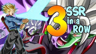 3 SSR IN A ROW Merged Zamasu amp Rage Trunks Banner  Dokkan Battle [upl. by Yolanda]