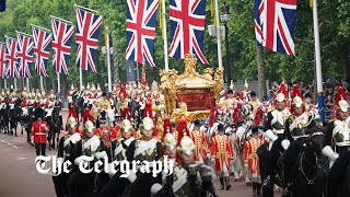 Queens Platinum Jubilee Pageant in full Gold State Coach takes centre stage in grand finale [upl. by Asirahc231]