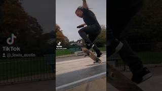 900 double flip😱🐻 lewisaustin skateboarding skateboard skate sk8 handboarding sb shorts [upl. by Tedman]