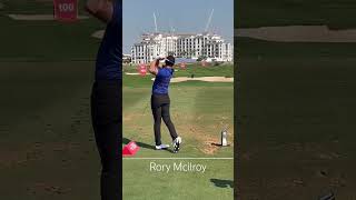 Rory McIlroy golf swing at Abu Dhabi HSBC championship 2024 rorymcilroy golf golfswing golfer [upl. by Myra159]