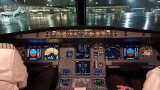 Airbus A320NEO Cockpit Takeoff from Oslo Gardermoen [upl. by Zela286]