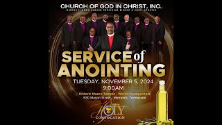 116th Holy Convocation The Service of Anointing [upl. by Aiket]