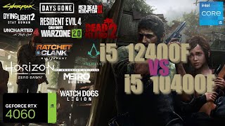 i5 12400F Vs i5 10400F Test in 14 Games [upl. by Yerffoj]