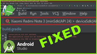 The application could not be installed INSTALLFAILEDUSERRESTRICTED  Android Studio error [upl. by Jim]