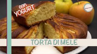 Torta di mele con yogurt  Apple and Yogurt Cake [upl. by Arick]