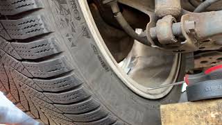 Buckled alloy wheels  how to check DIY [upl. by Ecirb]