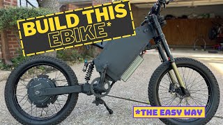 This Might Be The Best Way to Build a Stealth Bomber Ebike [upl. by Ellerd]