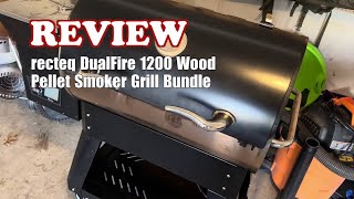 recteq DualFire 1200 WiFi Pellet Smoker Grill Bundle Review 2025 [upl. by Ykcub]