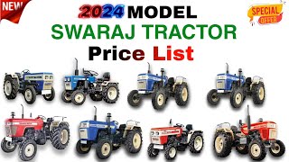 Swaraj Tractor price list 2024 model [upl. by Yditsahc332]